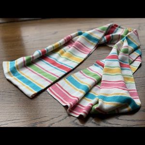 Pastel colored scarf